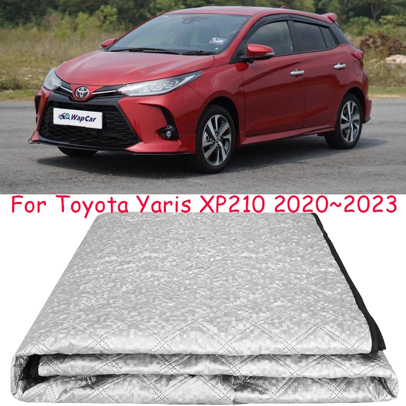 Car Snow Covers For Toyota Yaris XP210 Mazda2 Hybrid 2020 2021 2022 2023 Winter Sunshade Anti-frost Ice Protector Accessories