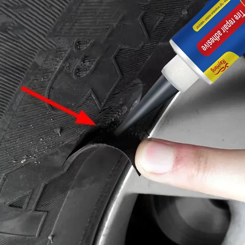 Tire Repair Black Glue Liquid Strong Rubber Wear-resistant Non-corrosive Adhesive Instant Bond Leather