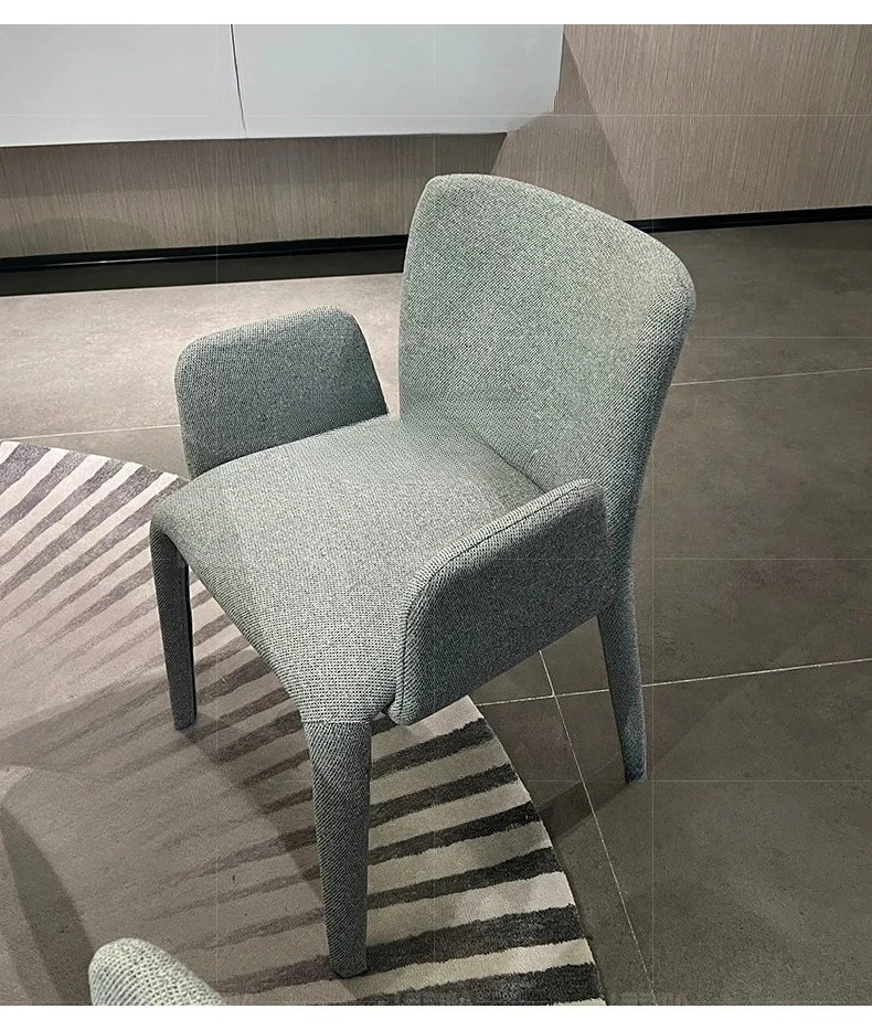 

Italian Minimalist Dining Chair High-end Casual Home Fabric, Chair, Model Room Cafe Chair