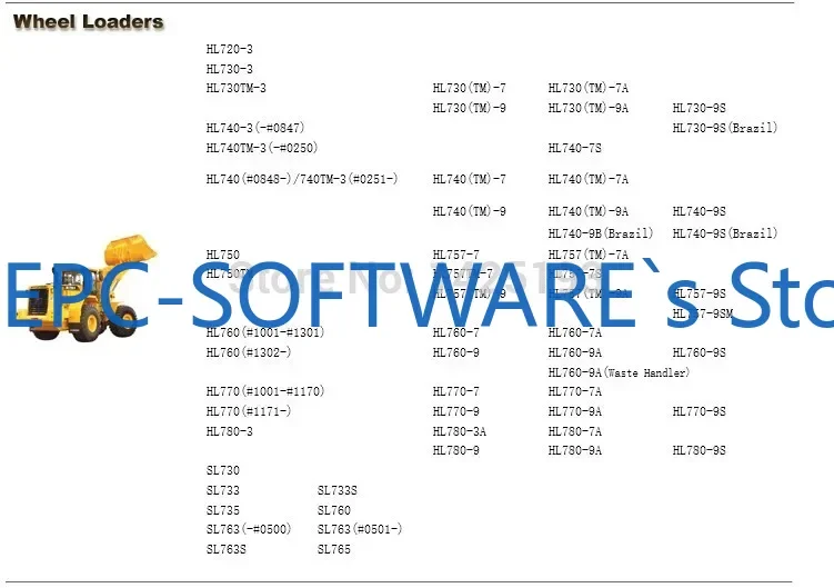 

EPC-SOFTWARE Construction Equipment - Backhoe\ Skid Steer Loaders\Wheel Loaders\Road Roller Service Manuals for Hyundai