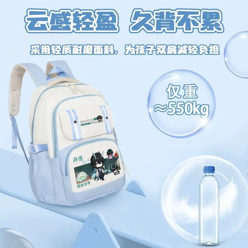 Kafka Star Dome Railway Collapse Anime Backpack For Middle And Primary School Students Spine Protection Large Capacity Double