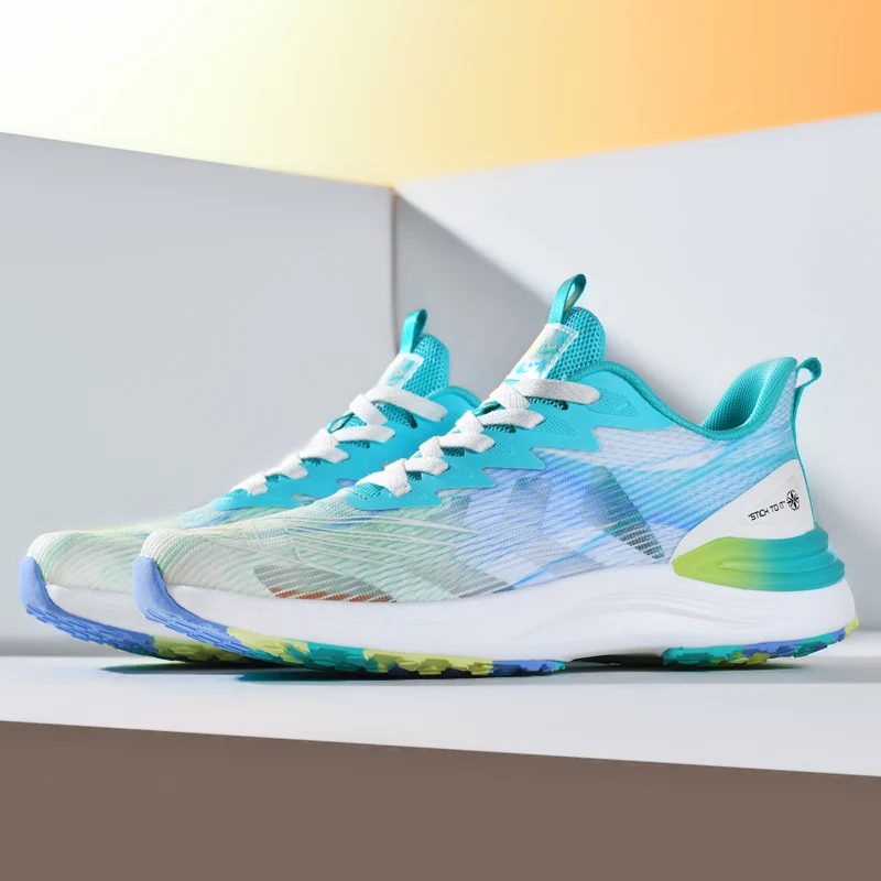 High Quality Mens Running Shoes Mens Mesh Breathable Running Sports Trainers Brand Designer Trend Outdoor Shoes