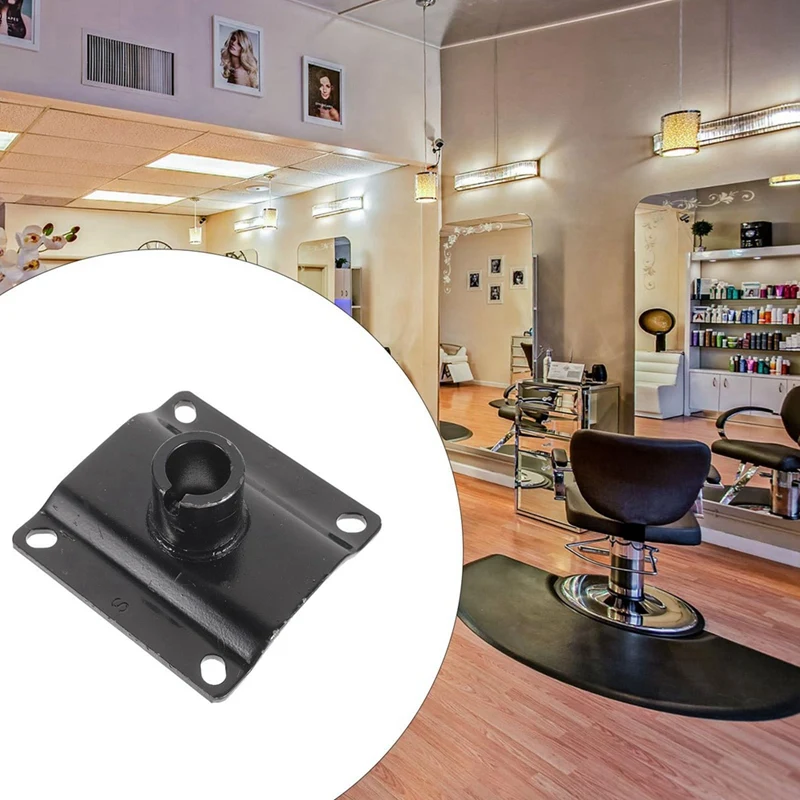 Universal Barber Chair Chassis Connector Barber Chair Parts Sturdy Bracket Replacement Parts For Salon Chairs