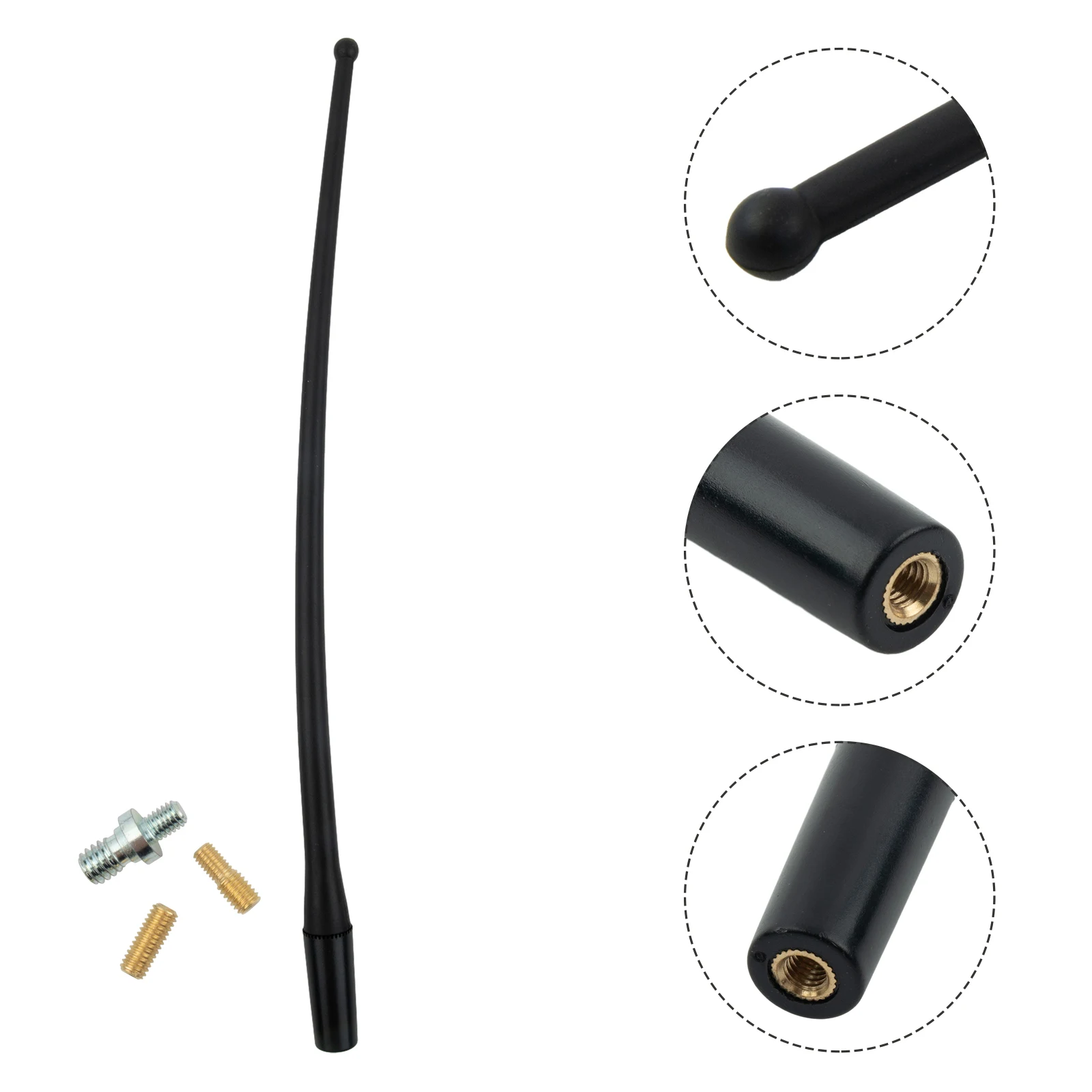 

Wireless Antenna 1 Pcs 13INCH 35cm*2cm*2cm Accessories Car Radio Antenna Plug-in Type For Jeep Wrangler JK JKU