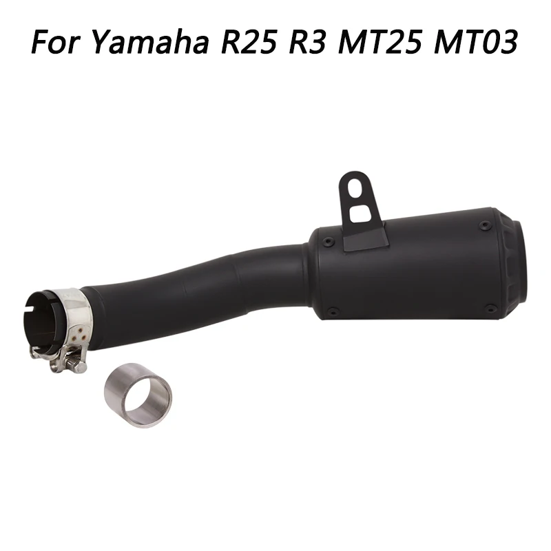 

Escape Motorcycle Middle Connect Tube And Muffler Stainless Steel Exhaust System For Yamaha R25 R3 MT25 MT03