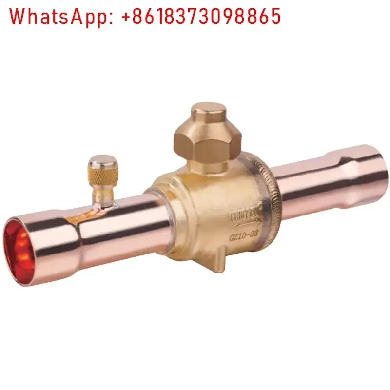 Refrigerant ball valve HBC-10 12 16 22 28 6SV air conditioner refrigeration globe valve cold storage unit valve