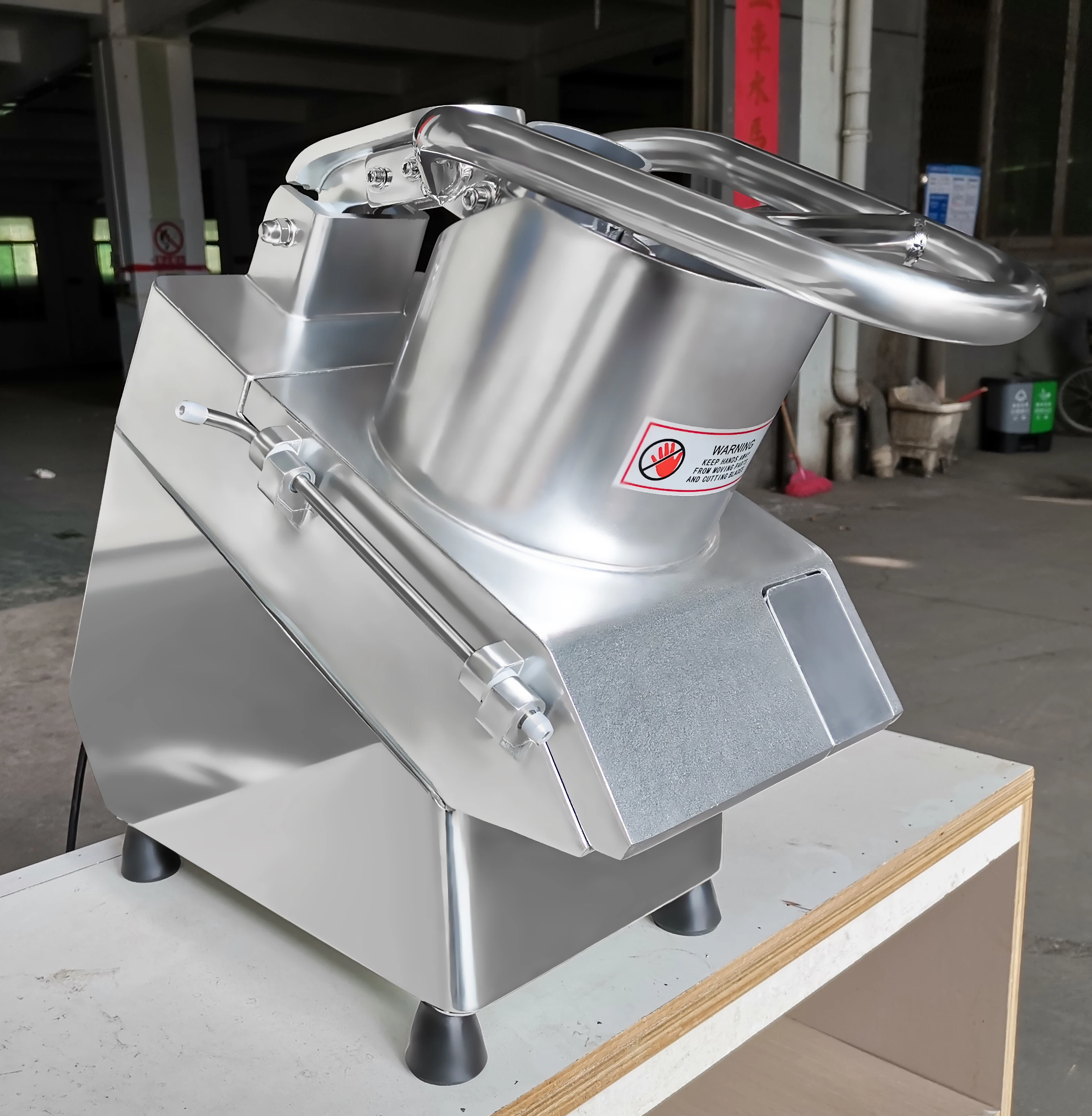 Stainless Steel Food Processor the Commercial Multi-Purpose Electric Vegetable Cutter Machine