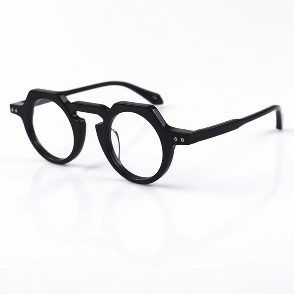 Acetate Reading Glasses Mens Women Presbyopic Magnificatio Readers Eyeglasses Stylish Round Frame Hyperopia myopia prescription