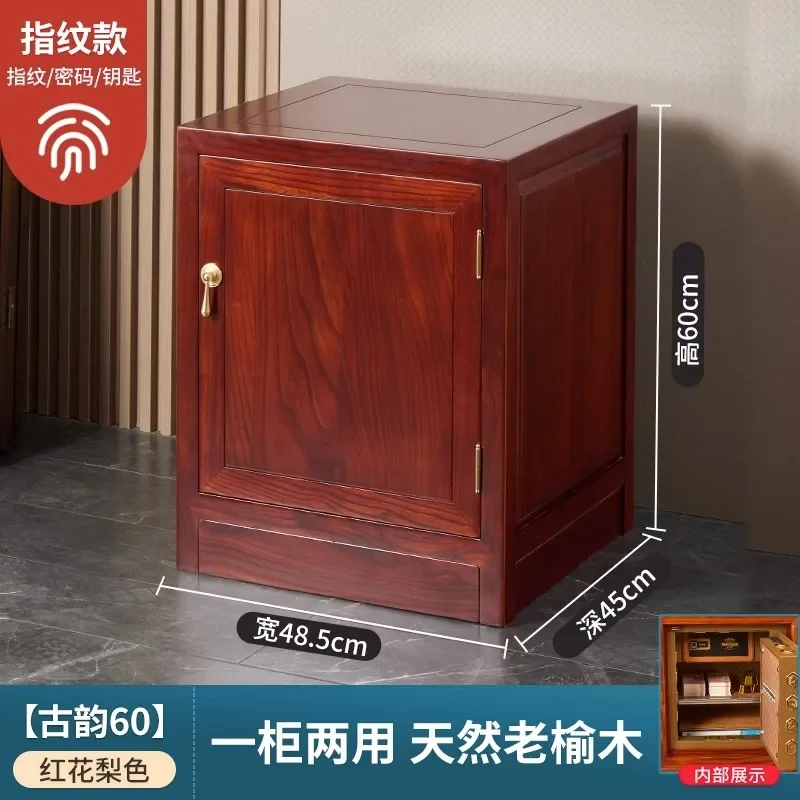 Home Small Office Invisible Safe Deposit Box Smart Fingerprint Password WiFi Alarm