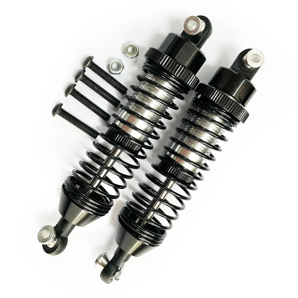 2pcs 1/10 Front Rear Shock Absorber Aluminum Alloy Wear-resistant Rc Front Rear Shock Absorber For XTE XBE RC Car Part