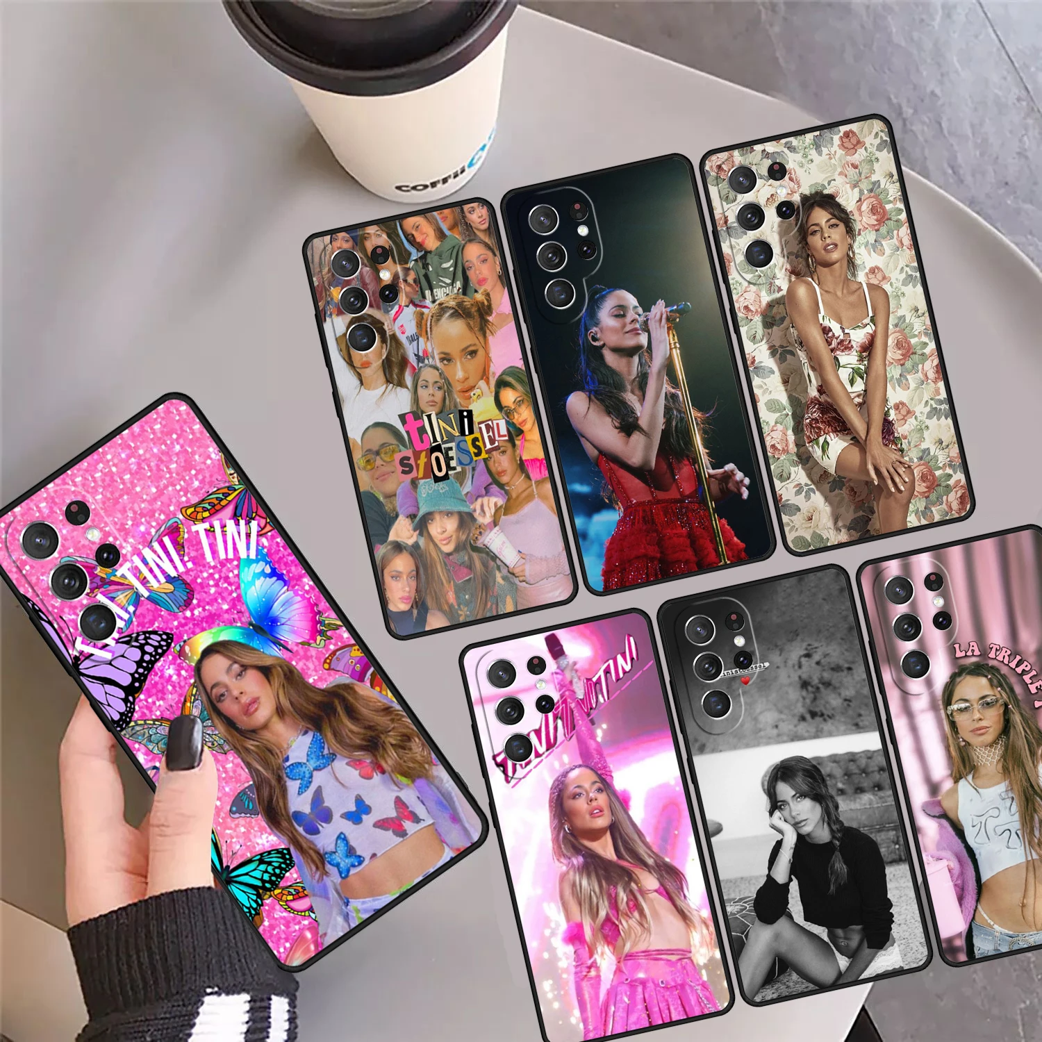 Martina Stoessel TINI Phone Case Cover For Samsung Galaxy S24 Ultra 23 S22 Plus S21 FE S20 S8 S9 S10 Note 10 Pro Note 20