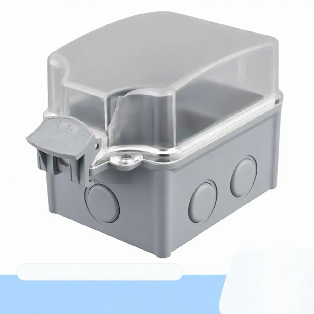 Transparent 86 Type Outlet Cover Waterproof Protector Bathroom Switch Box Splash Proof Case Kitchen Wall Outlet Guard