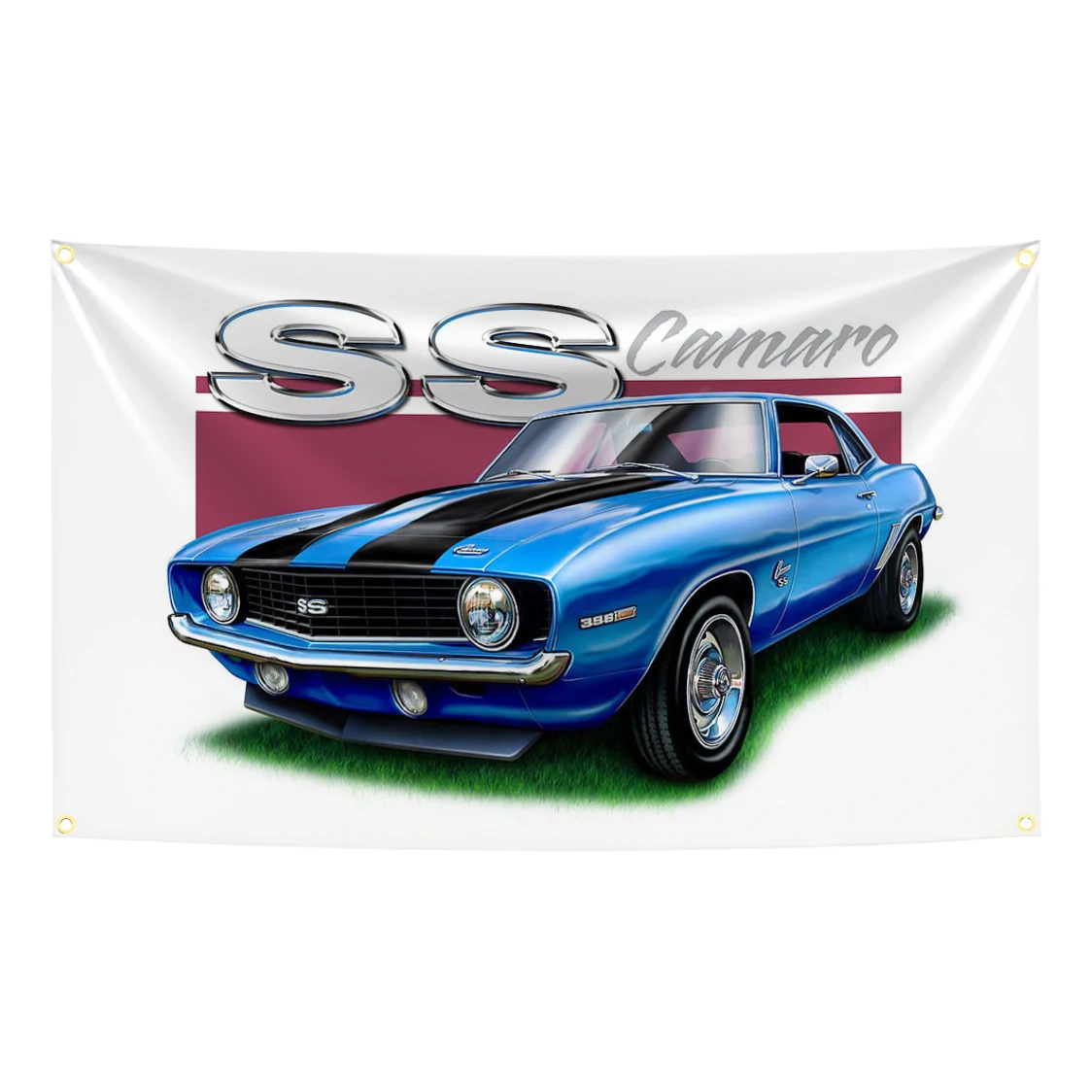 90x150cm Classic American Muscle Cam Z28 Car Flag Tapestry Polyester Digital Printing Banner for Garage Wall Art Decoration