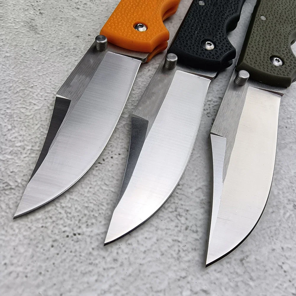 Outdoor Cold DOUBLE Hunter Folding Knife 8Cr13Mov Blade Nylon Glass Fibre Handles Multifunction EDC Tactical Camping Tools