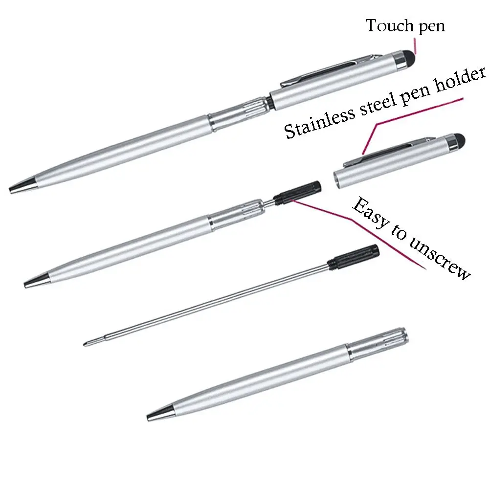 학교 도구 미니 수성 펜, 볼포인트 터치 스크린 펜, 필기 용품, 1PC