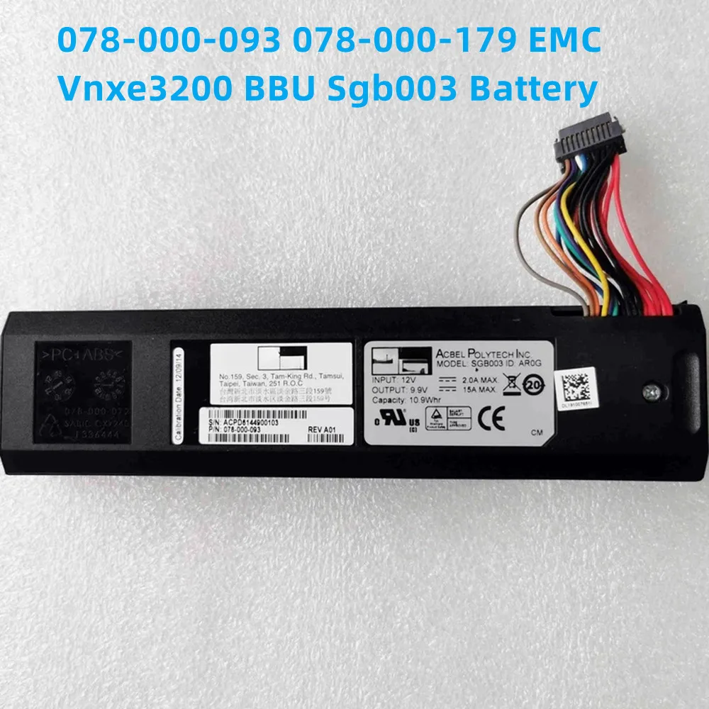 

078-000-093 078-000-179 EMC Vnxe3200 BBU Sgb003 Battery