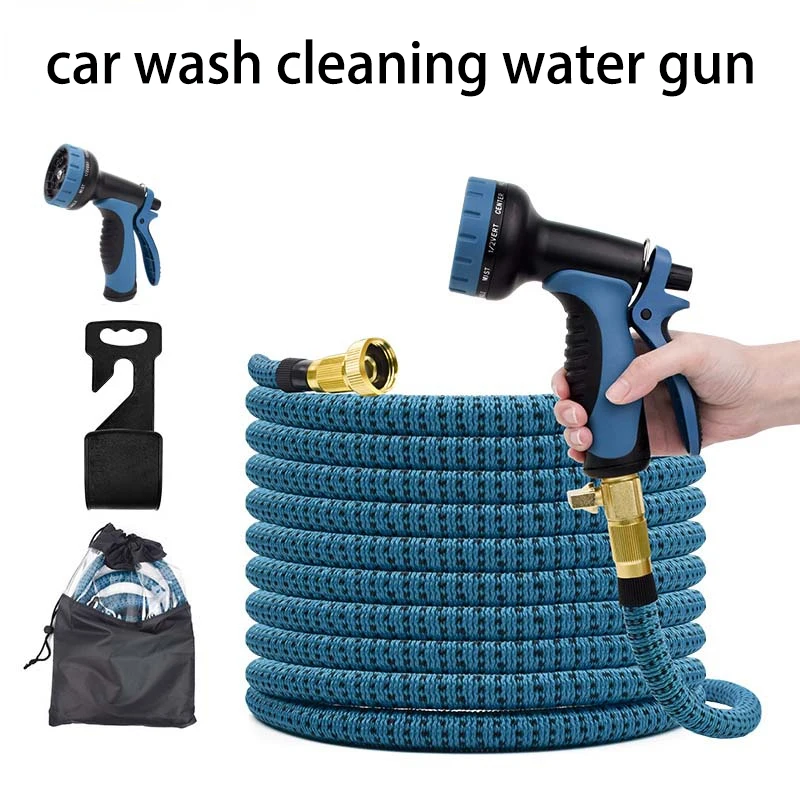 

Car Wash Water Gun Cleaning Tools Garden Water Irrigation Tools Telescopic Hose Plastic Hose Sprayer Watering Irrigation