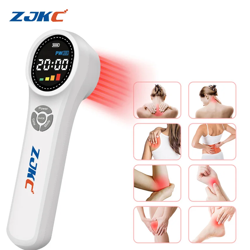 1760mW 660nmx16+810nmx4+980nmx4 Class 3b Laser Infrared Red Light Therapy Cold Laser LLLT Device for Pain Relief Wound Healing