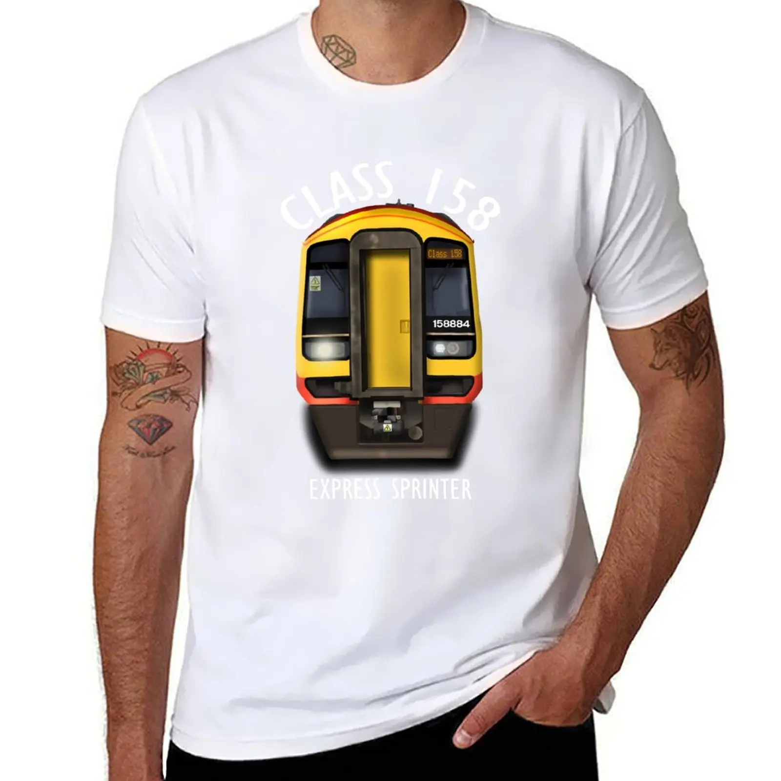 

Class 158 Express Sprinter T-Shirt cotton tshirt 100% cotton t shirt pack T-Shirt