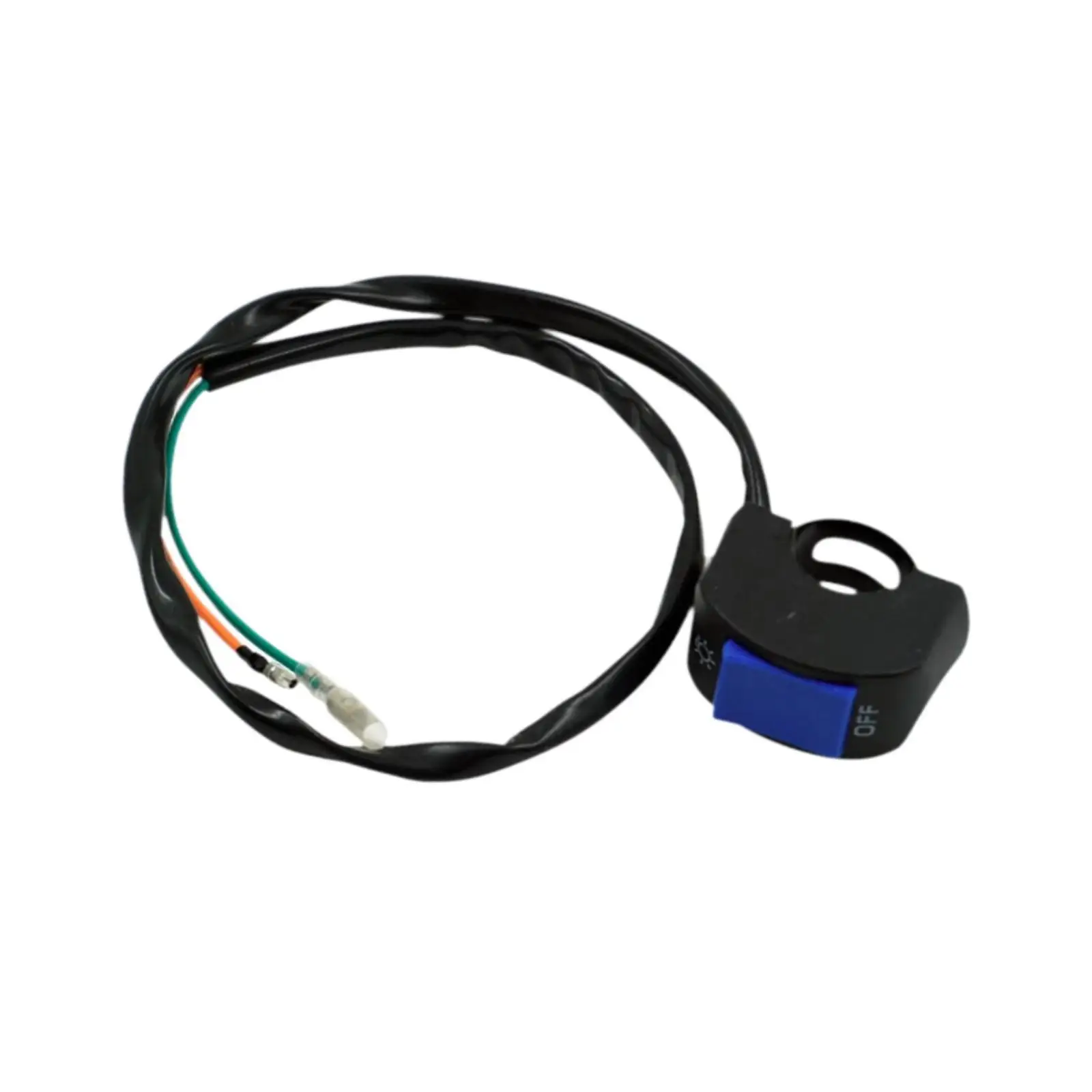 

Переключатель на руль из алюминиевого сплава 22 мм, кнопка включения/выключения, замена для мотоцикла, запчасти для управления вспомогательным освещением