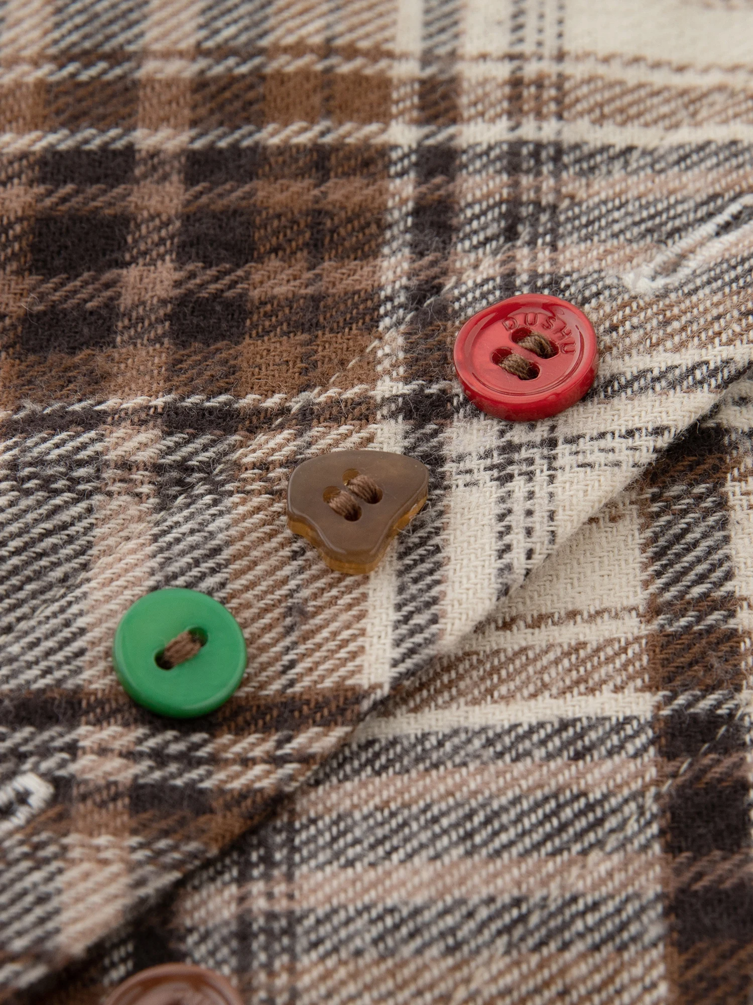 DUSHU プラスサイズ レディース バイアスカット チェック柄シャツ 2025新作 ボヘミアンスタイル 長袖ブラウス リラックスフィット カジュアルトップス