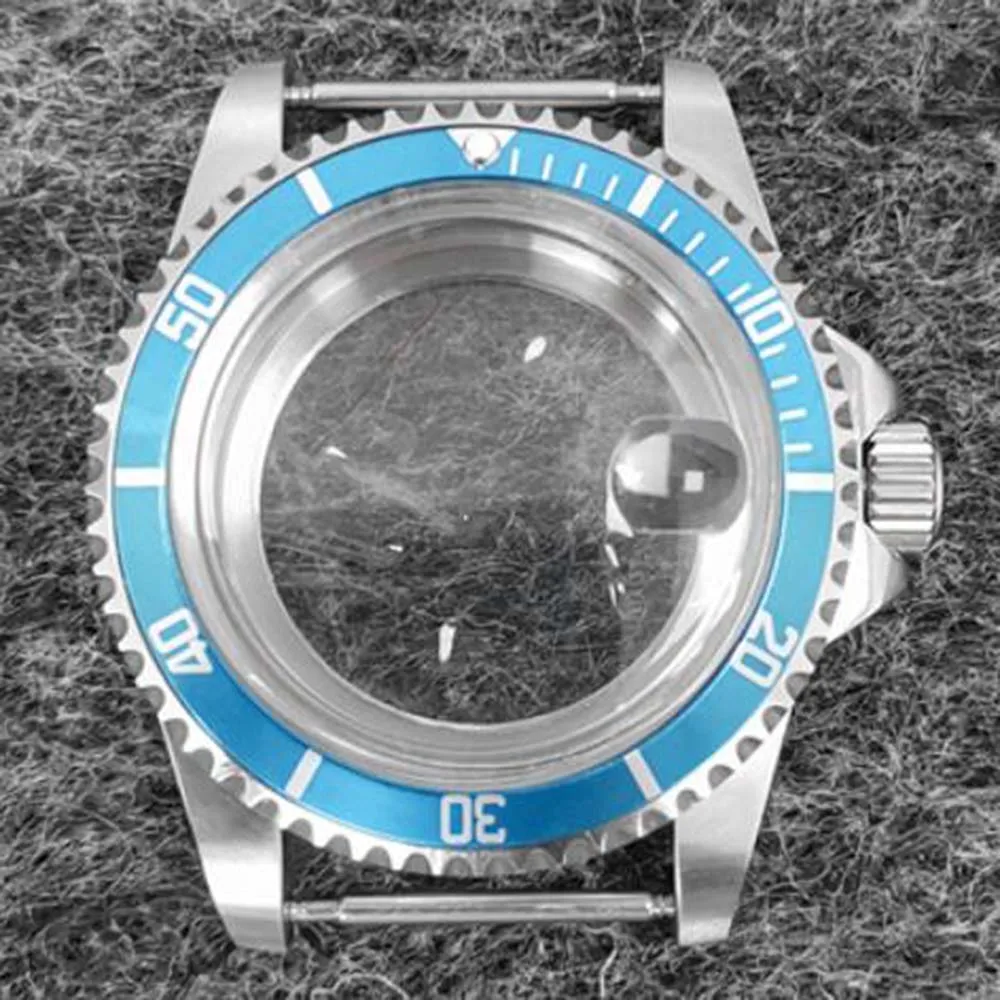 39.5MM Stainless Steel Case Version Convex Mirror Domed Acrylic Glass Watch Case for NH35 NH36 Movement