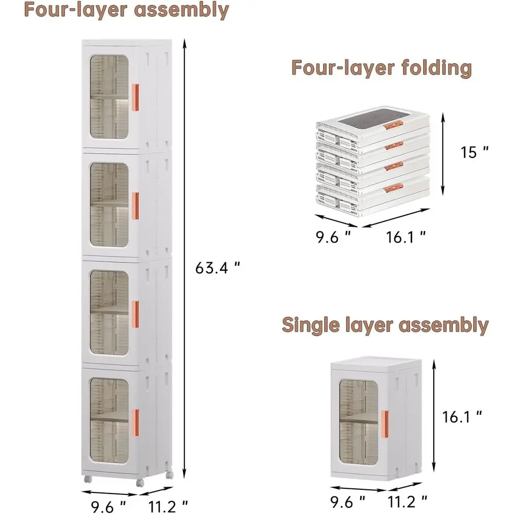 خزانة تخزين الحمام الطويلة Slimline مع أرفف قابلة للتعديل، حامل ورق الباب والمرحاض (أبيض) #3