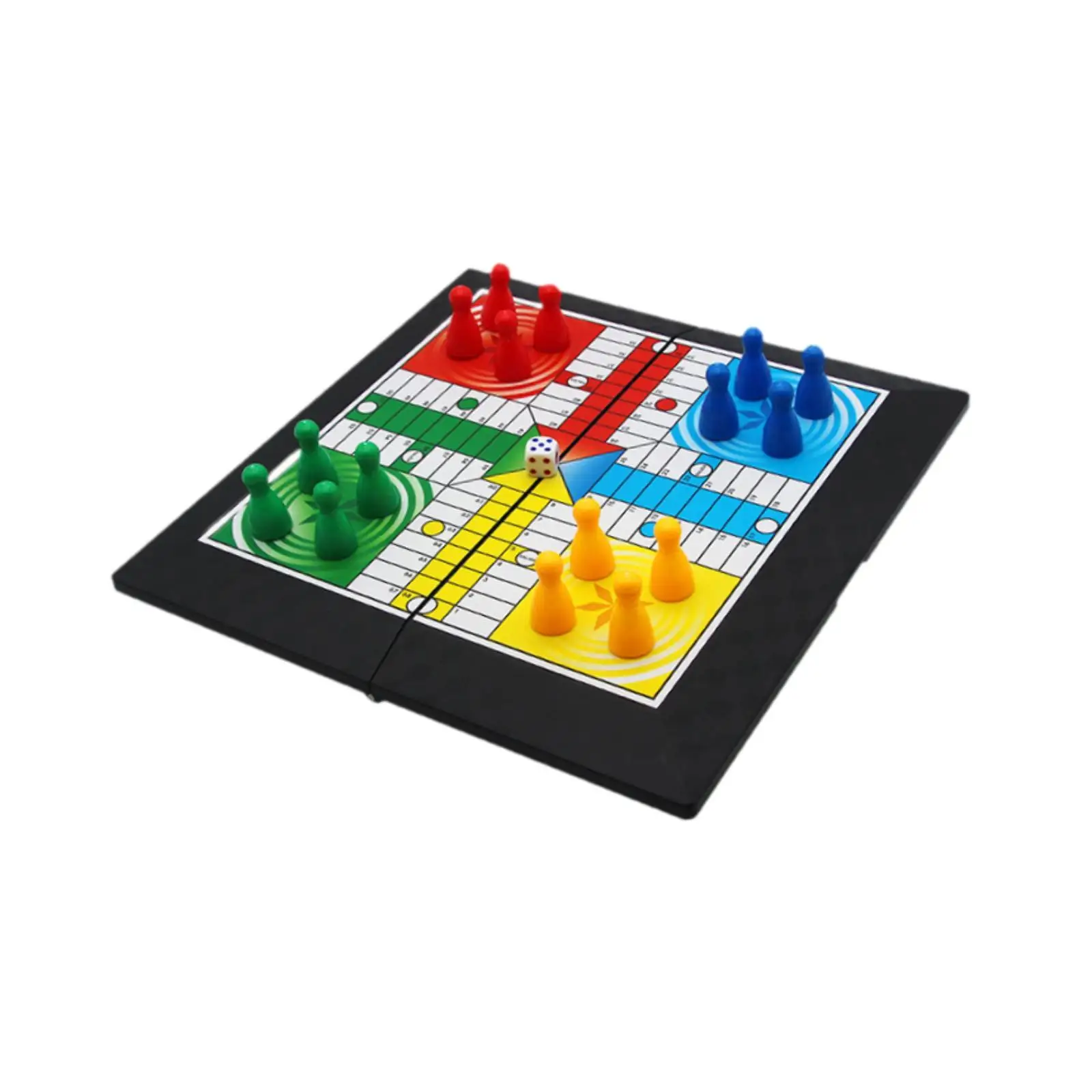 Ludo Classic Toy Board Game, Flying Chess Set Flying Chess Travel Family Game for Teens, Entertainment Leisure Toys Family