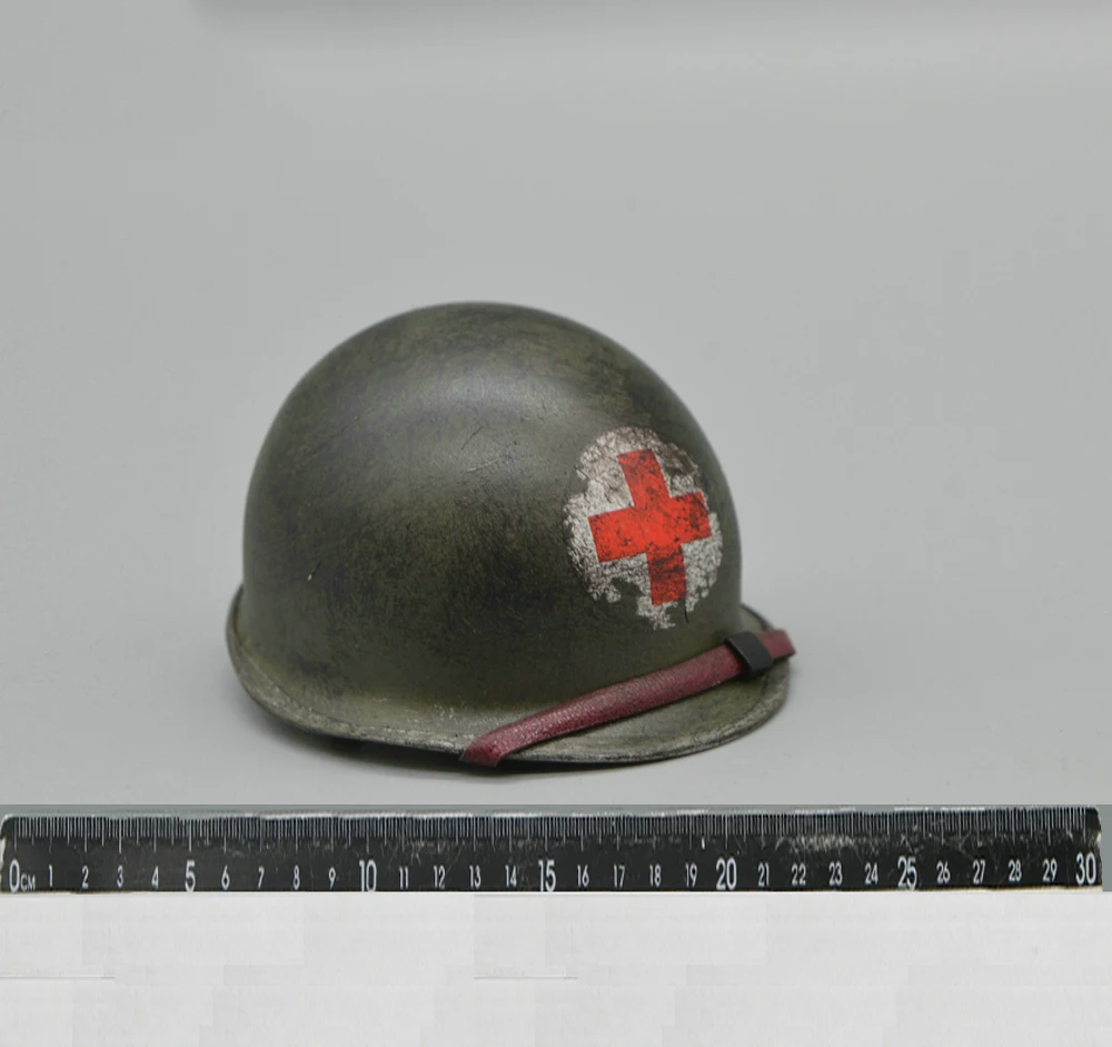 

DID 1/6 A80126 WWII US New York 77th Infantry Division Combat Medic Dixon M1 Battle Head Helmet For 12inch Action Figure Collect