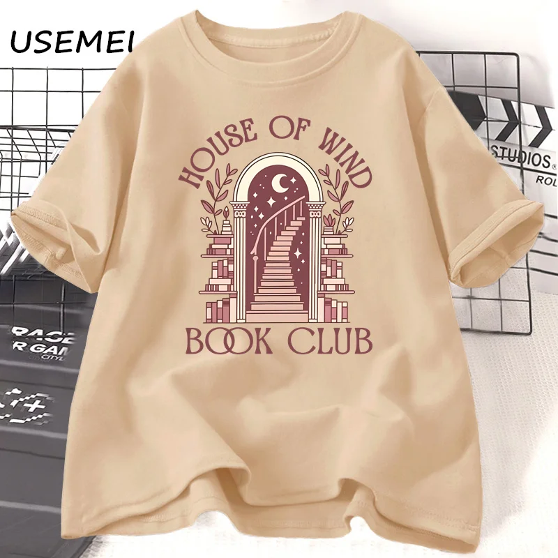 ACOTAR House of Wind Book Club T-Shirt Women Night Court Velaris Sarah J Maas Throne of Glass Tshirt Casual Short Sleeve SJM Top