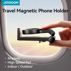 Joyroom-soporte magnético para teléfono de viaje, soporte para teléfono de avión, manos libres, rotación Flexible, soporte para teléfono de avión para iPhone