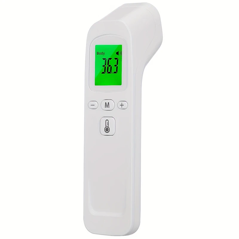 Multifunctionele Thermometer Drie-Kleuren Verlicht Display Voorhoofd Thermometer Digitale Display Infrarood Alarm Menselijk Lich