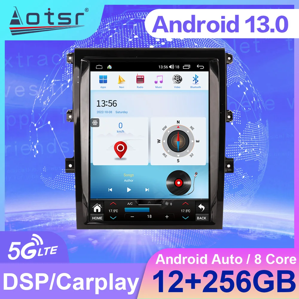 15 Inch Wireless Apple CarPlay Android 13.0 Auto Car Multimedia For Land Rover Discovery 5 Radio GPS 4G Car Radio