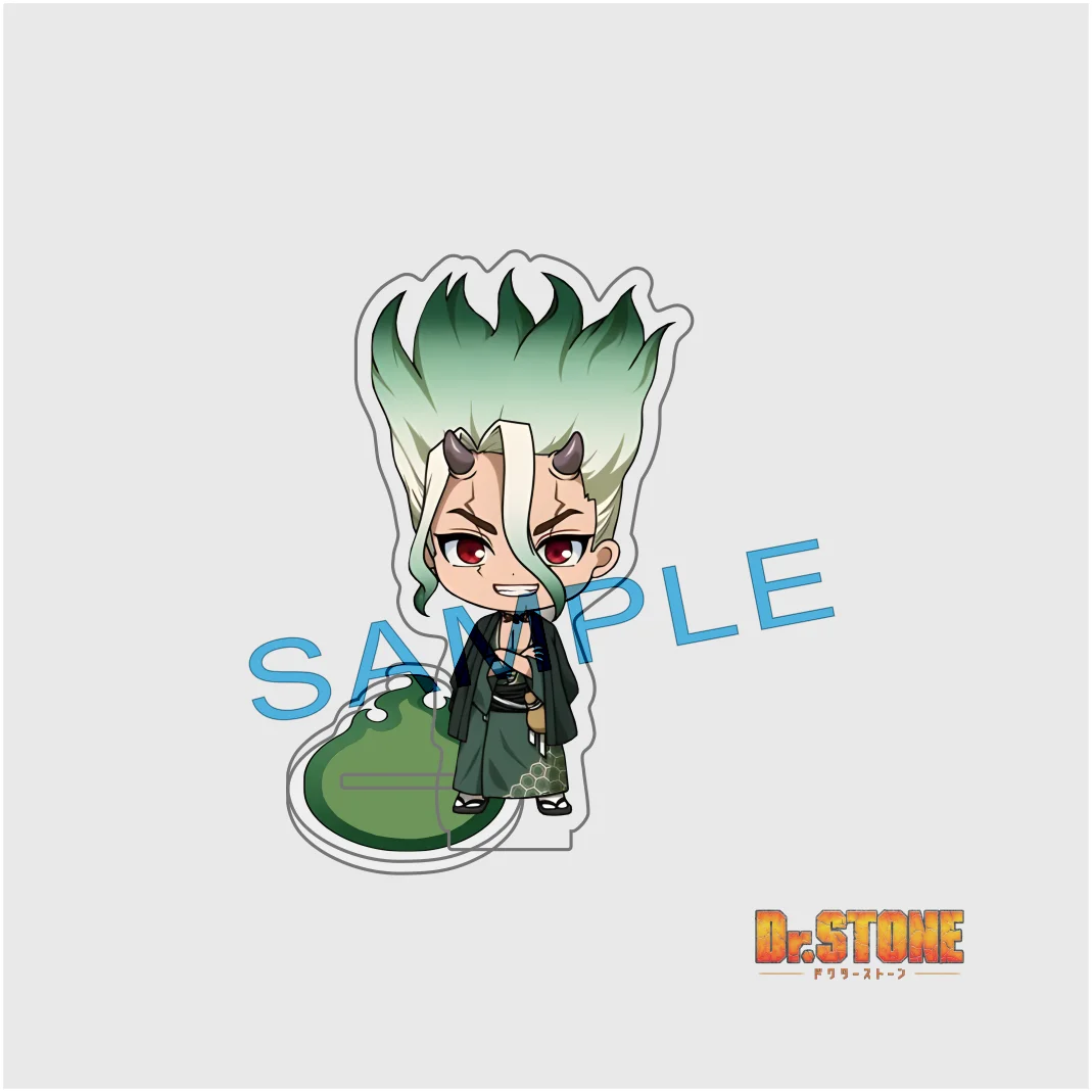 Dr.STONE Anime Acrylic Stand Treasure Hunting Series Ishigami Senkuu Stanley Xeno Keychain Desk Display Ornament Collectible