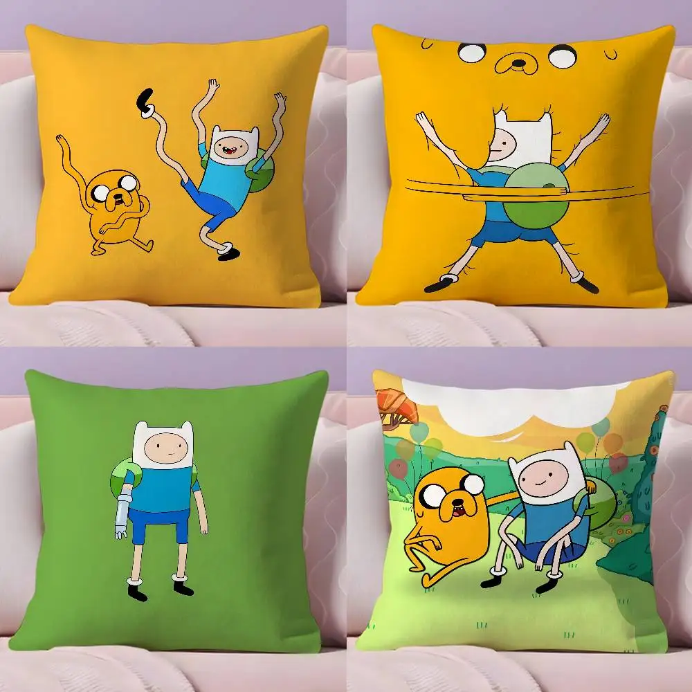 

Anime A-Adventure TimeS Pillow Case Pillowcase Ultra Soft Skin Friendly Fabric Cloud Like Comfort & Concealed Zipper