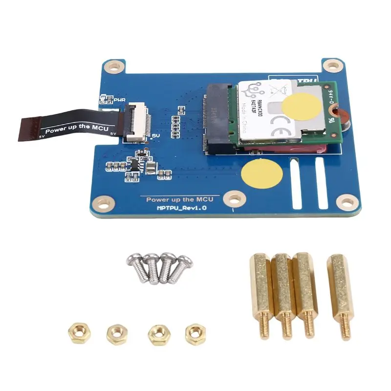 New--For Raspberry Pi 5 MPTPU AI Kit 2TOPS Pcie TPU HAT For Pi5 Enhanced Machine Learning Capabilities B