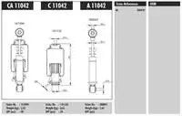 Store code: CA11042 for cabin shock absorber ON koruch-BENZ AXOR 1840 04