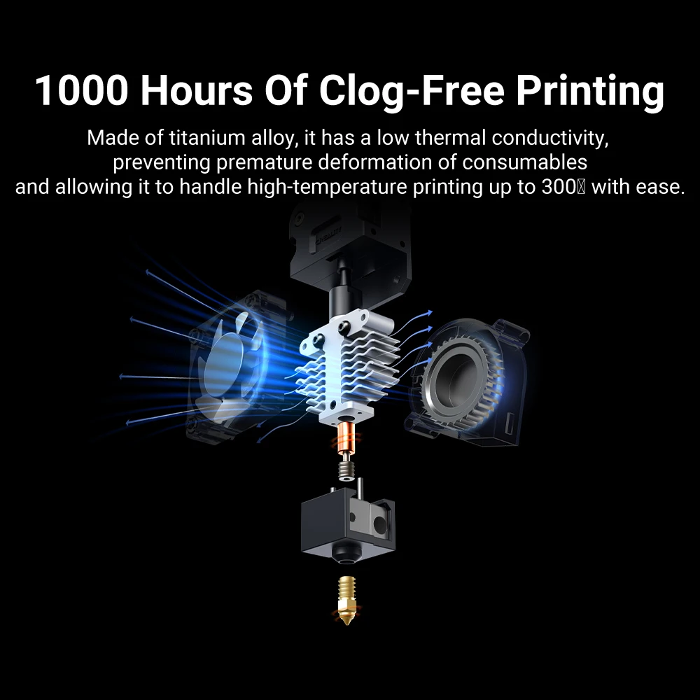 Ender 5 S1 Original Hotend Kit With High Temperature & Speed Nozzle Silicone Socks Extruder Hot End Kit for Ender5 S1 Print Head