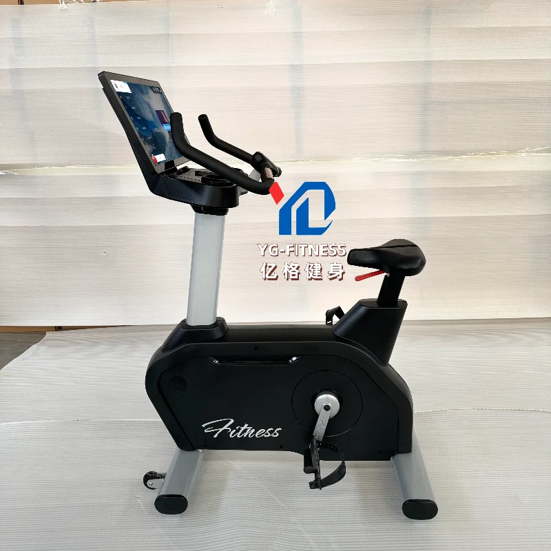 21.5'' Touch Screen Upright Bike Max 2024 new cardio machine hot selling product YG- U003