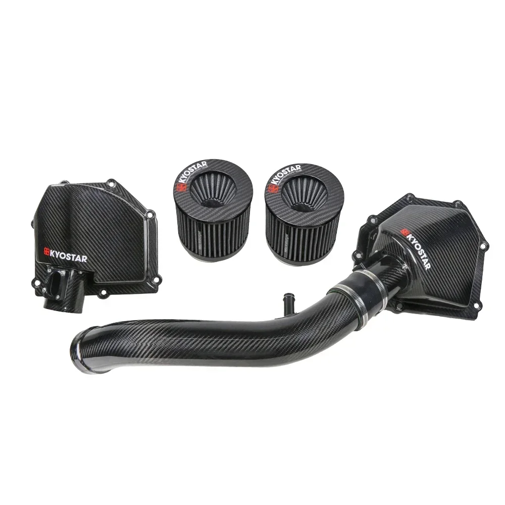 KYOSTAR 100% Real Carbon Fiber Cold Air Intake For 2015 2019 M2 M3 F80 M4 F82 F83 S55 3.0L
