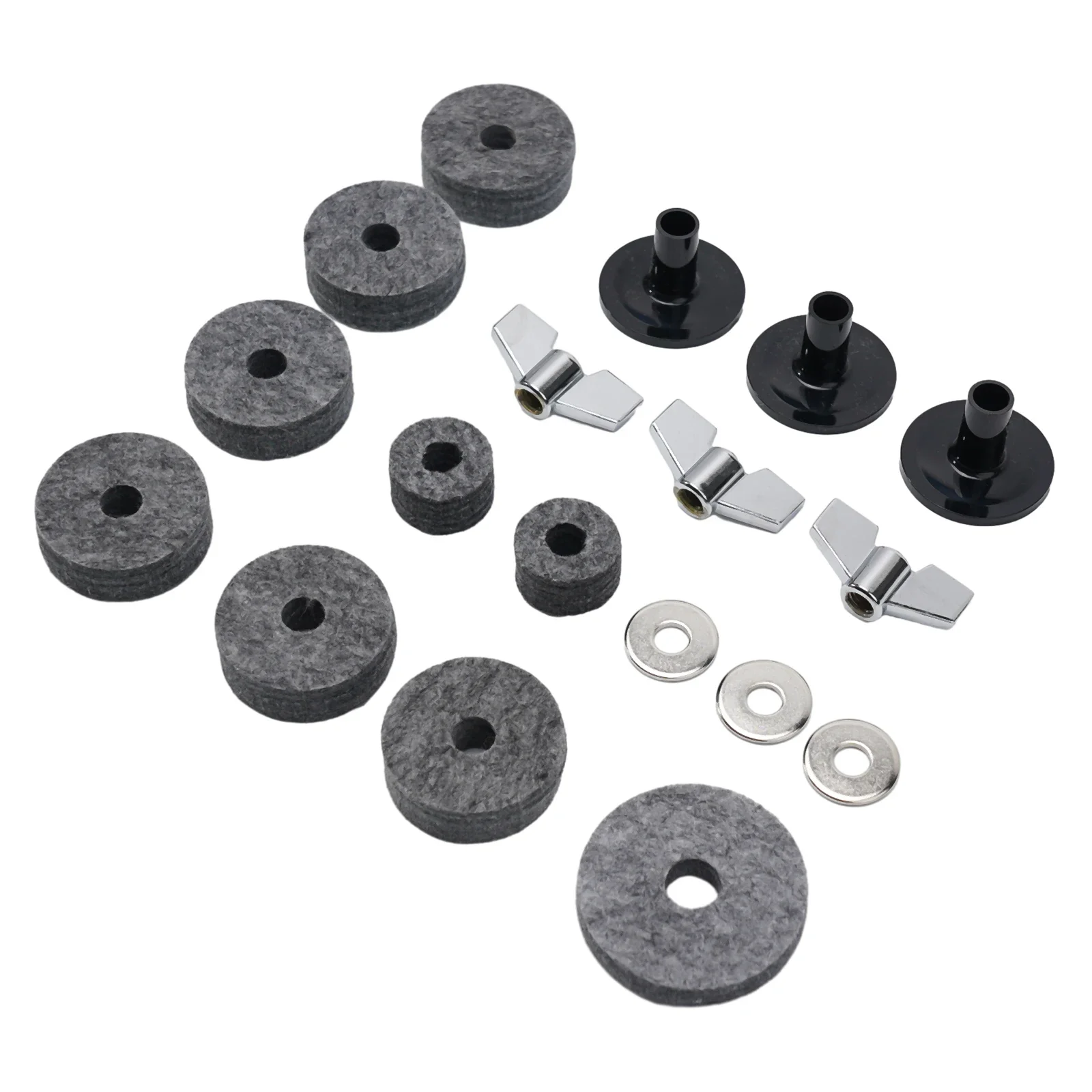 

Drum Felt Washers Drums Felt Set Cymbal Sleeve Drum Stand Felt Washers Percussion Parts For Most Drums Or Jaw Drums