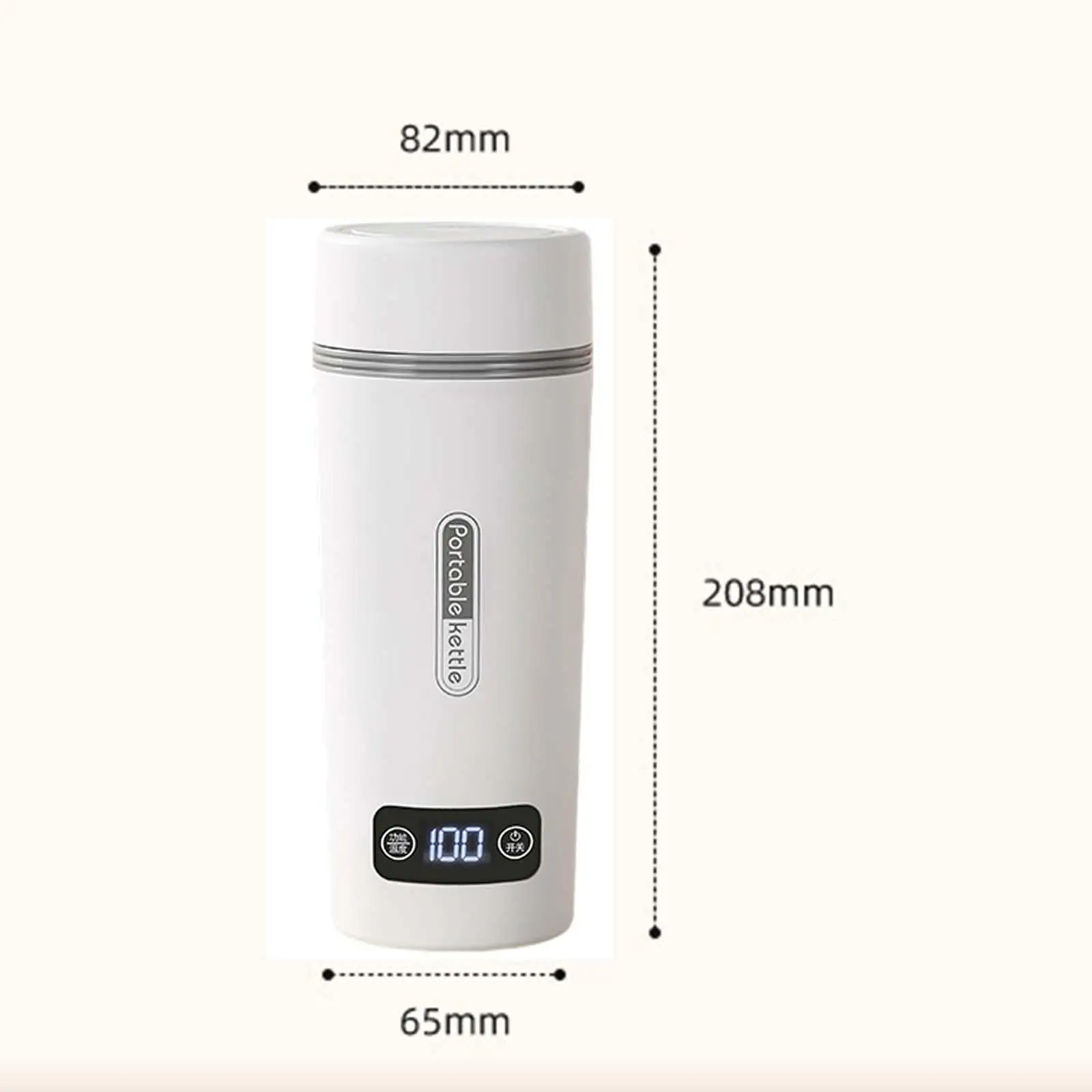 350ml Portable Kettle Auto Shut Off Coffee Kettle for Office Hotel Household