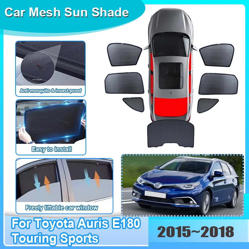 

Car Window Sunshade For Toyota Auris E180 Touring Sports 2015-2018 Visor Mesh Heat Insulation Windshield Curtain Car Accessories