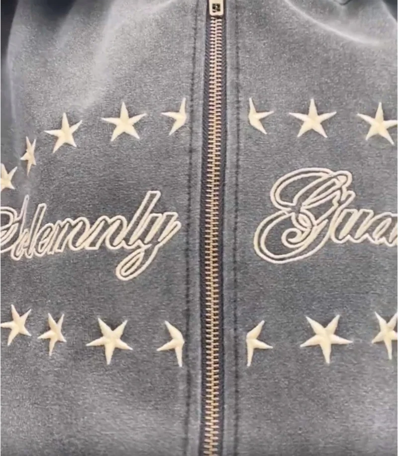 Cárdigan de estrella con capucha para hombre y mujer, chaqueta Vintage con cremallera, ropa de abrigo gótica, estilo Hip Hop, de los años 90 y 2000, Y2k