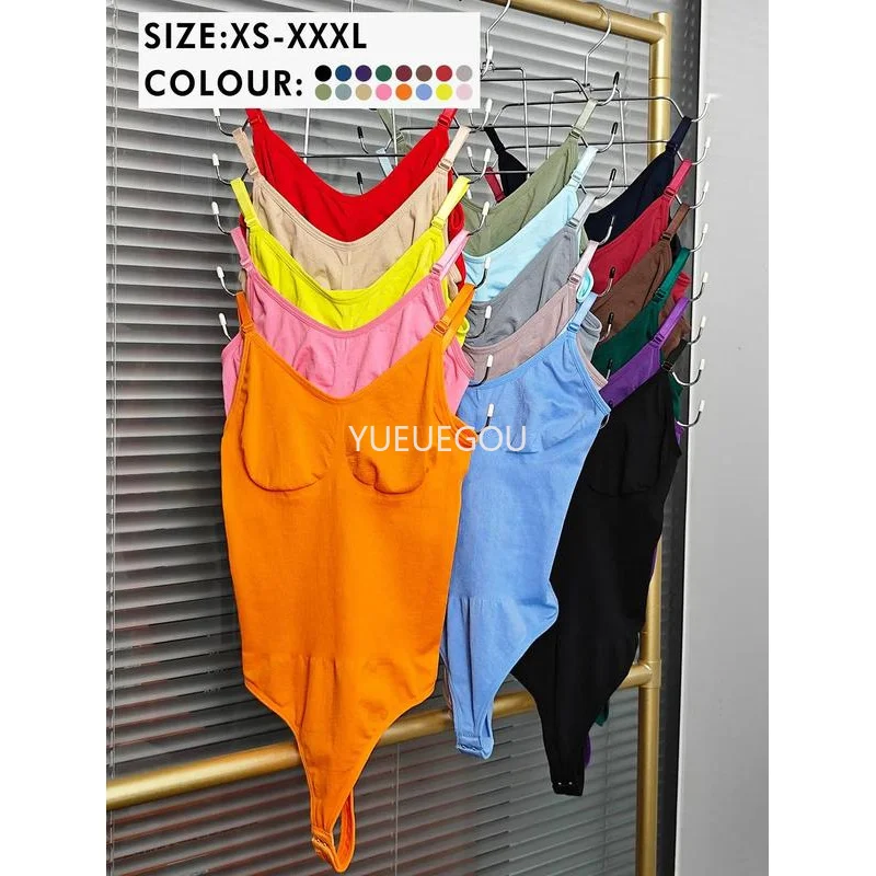 

Женские стринги с регулируемым ремешком, корректирующее белье, боди с контролем живота, стройнее, бесшовные колготки без рукавов, формирователь для повседневной носки