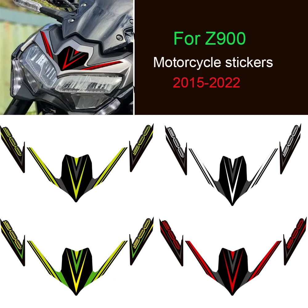 

For Kawasaki Z 900 Z900 2015 2016 2017 2018 2019 2020 2021 Motorcycle Front Fairing Fender Stickers Decals