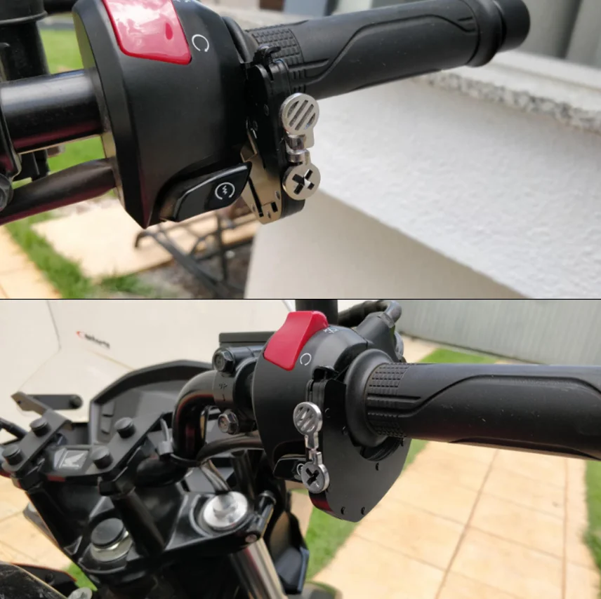 Motorcycle Throttle Lock, Stainless Steel Cruise Control Assist,
