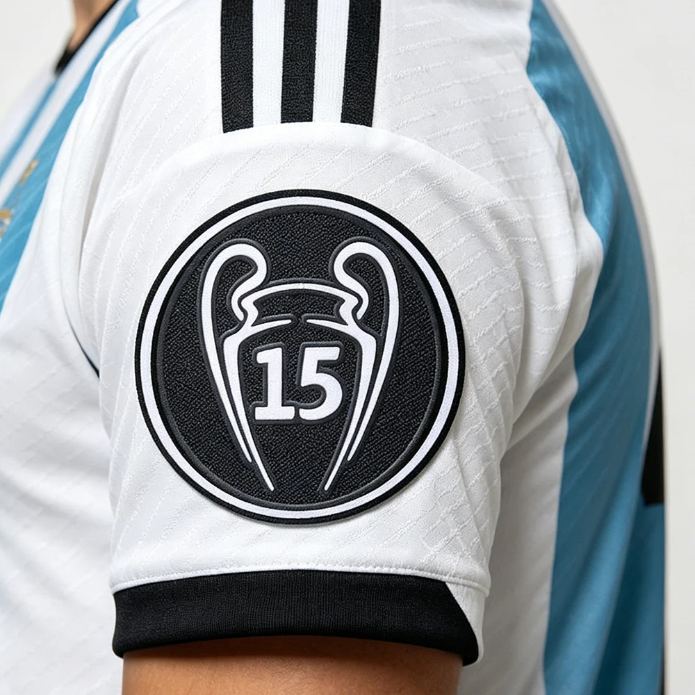 

2026 Flocking Process Football Patches Iron on Sewing Badges for Soccer Shirt Decorations Top Quality Number 1-15 Armbands