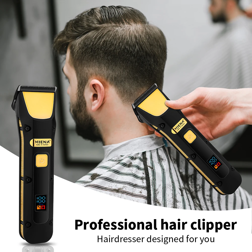 

HIENA Hair cutting machine Hair Trimmer professional barber machines Barbershop accessories electric shaver man hair clipper