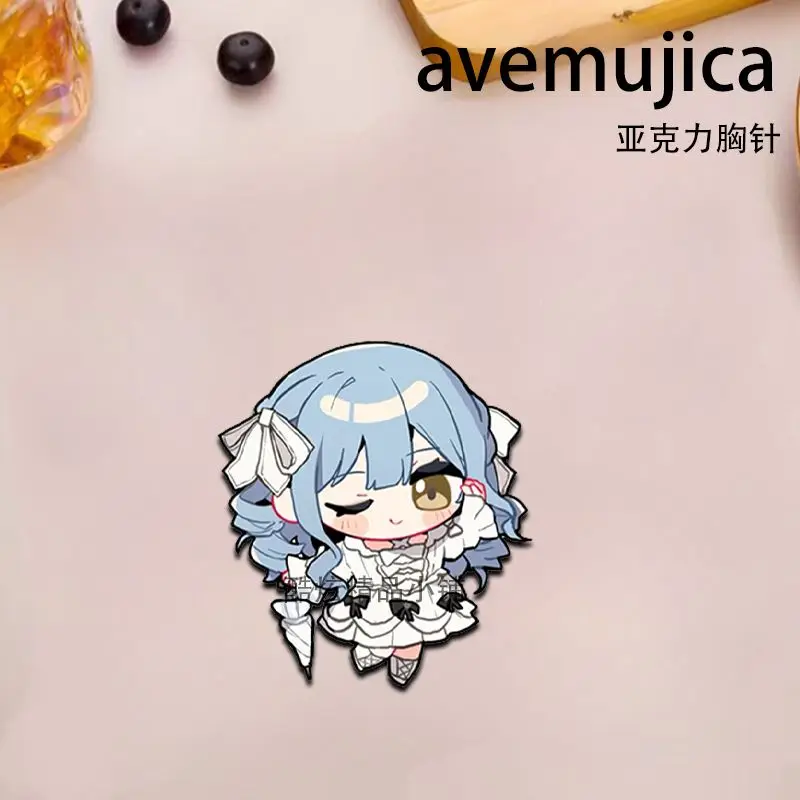 Anime BanG Dream Misumi Uika YahataUmiri Acrylic Badge Brooch Cartoon Pins DIY Decoration Backpack Costumes Clothes Accessories